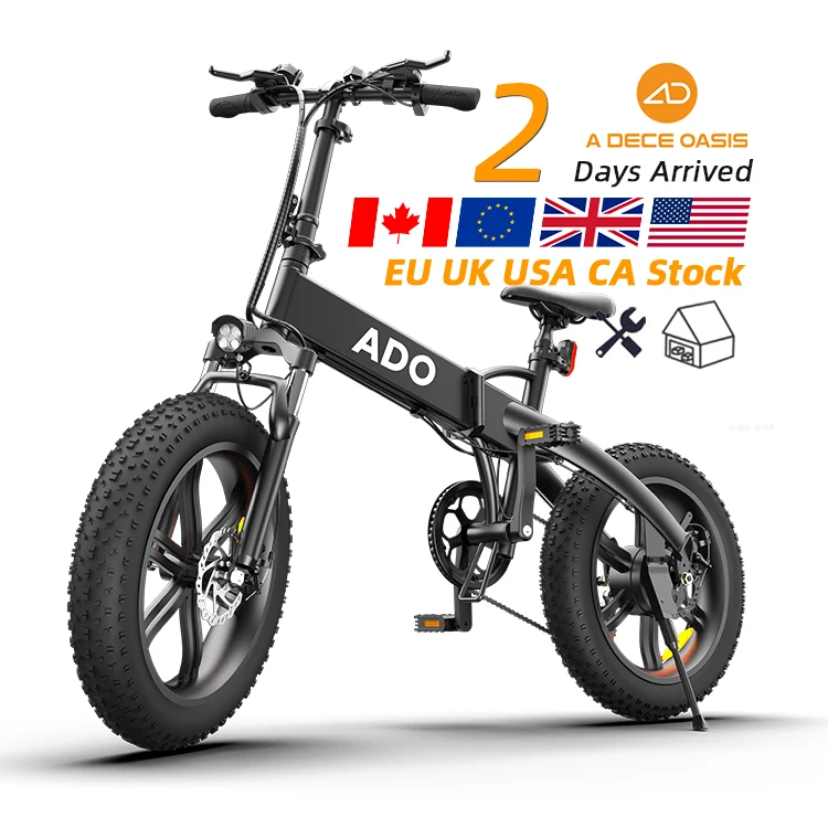ADO A20F Foldable Ebike 500W Folding Fat Ebike Mountain Bike Ebike