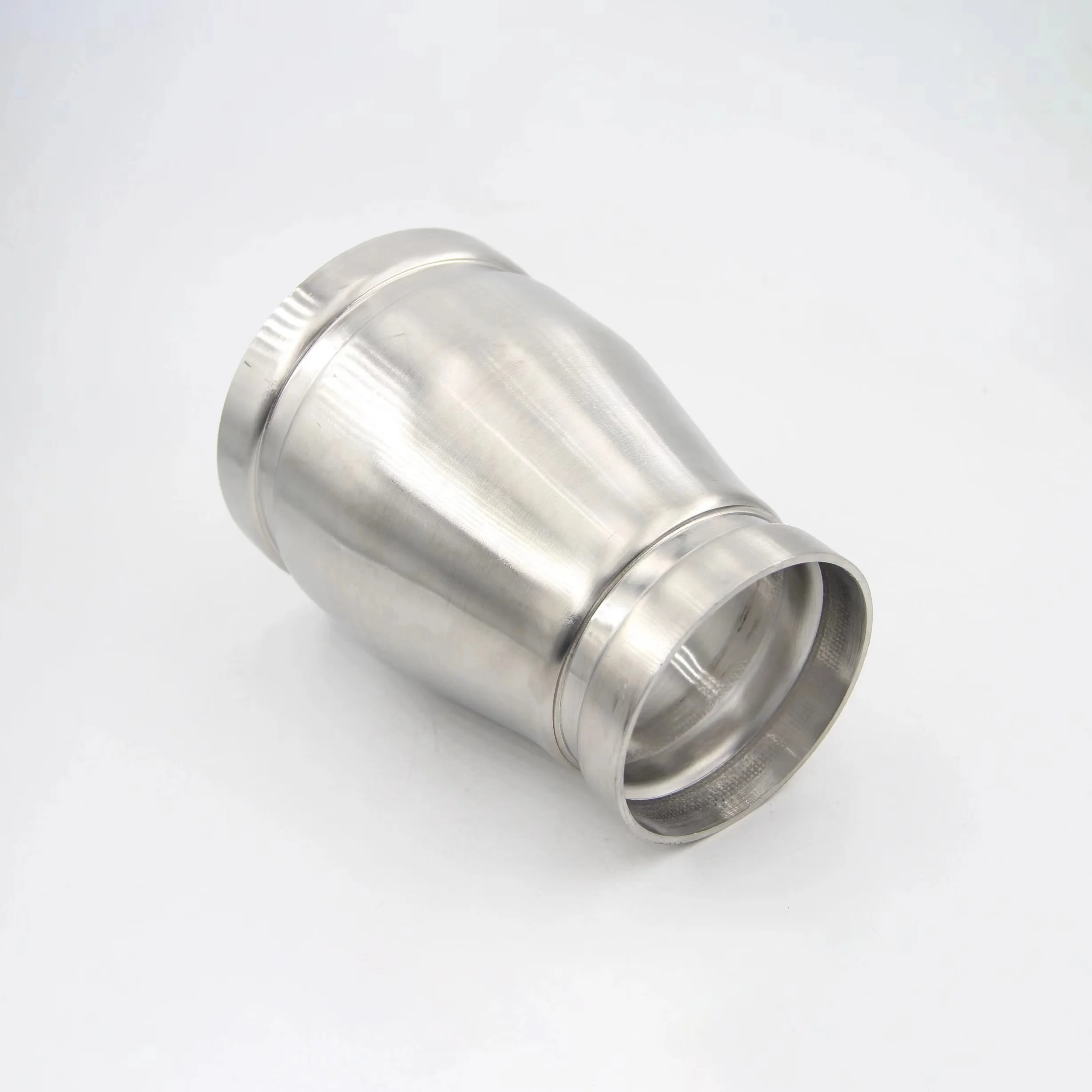 SUS304 Stainless Steel Deep Drawn Cylinder with Deep Grooved Reducer Casting Technics