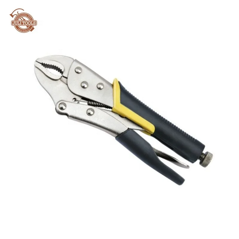 Fixed Tool Clamping Device PVC Handle Locking Pliers