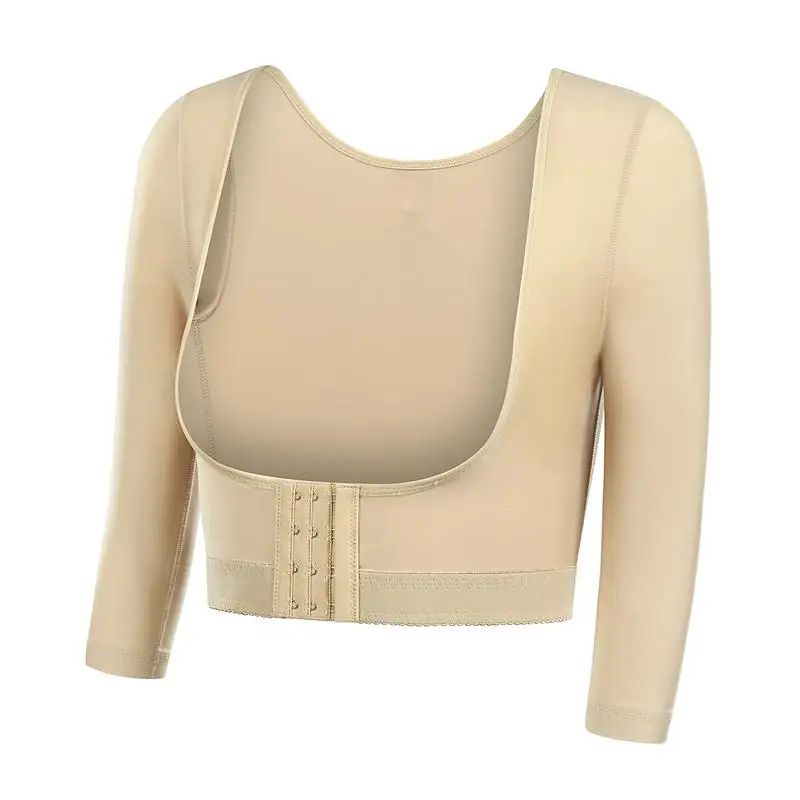 Women Shape Wear Medical Compression Shaping Three Quarter Sleeves Arm Slimming Top Liposuction Recovery Garment