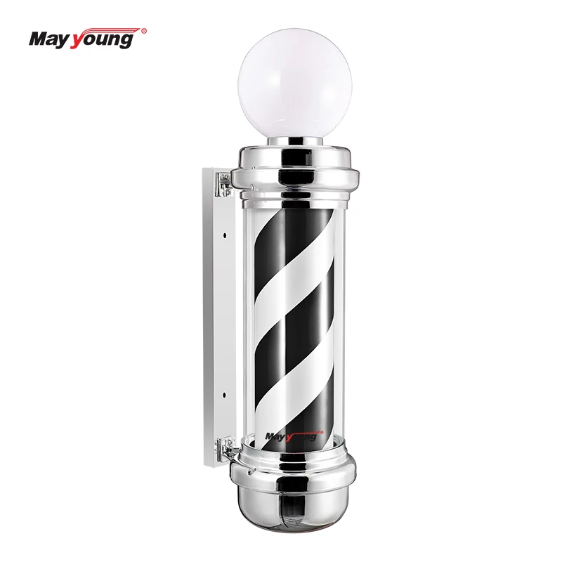 M337C  Custom Barber shop pole Hair salon lamp sign Barber lamps