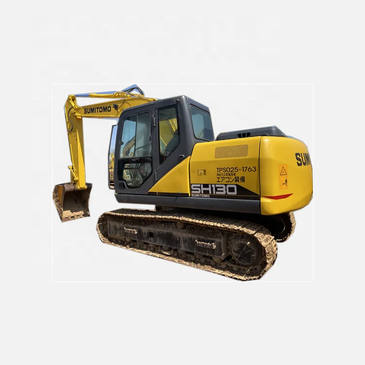 SUMITOMO SH200 210 130 used excavator 13ton medium crawler backhoe Earthwork excavators SH130-5 sh130-6 for sale in high quality