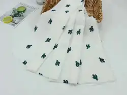 Plaid 70%bamboo 30%cotton Printed Gauze For Baby Bamboo Fiber Fabric