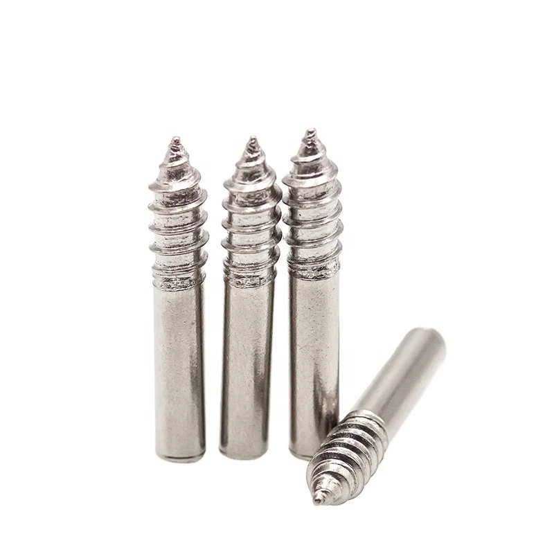 Крестообразным шлицем без головы из нержавеющей стали Самонарезающий винт с плоской головкой половиной нить