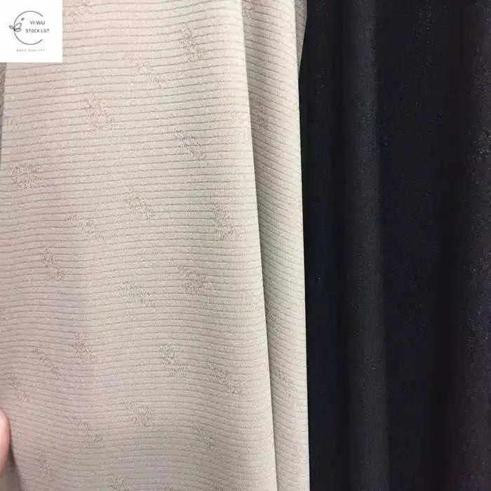 china warehouse 100% polyester fabric knitted jacquard plain dyed fabric stock fabric