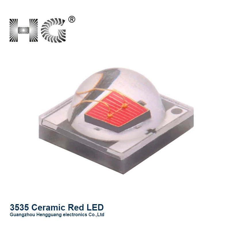 High Power 1W 3W Red 3535 LED 620-625nm LED Light Emitting Diode 3535 LED Chip 3W for lighting