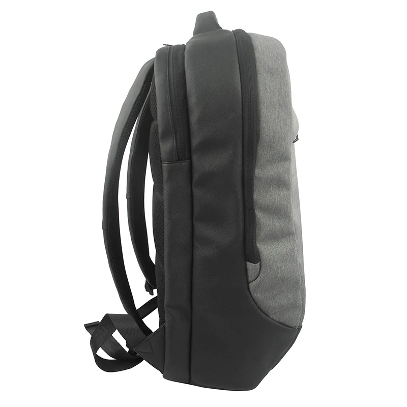 manufacture custom black sublimation printed personalized brand back pack bag cheap leather business laptop backpack with logo