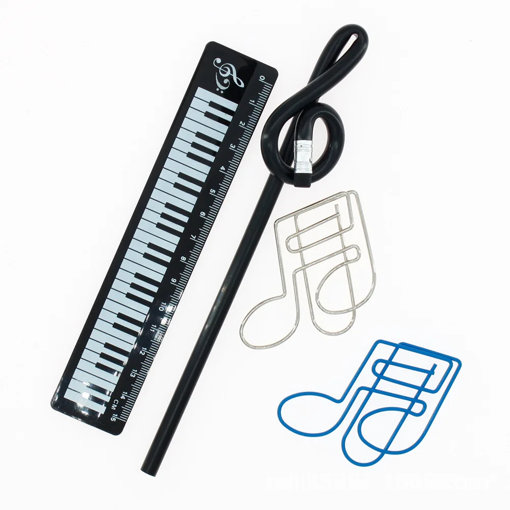 Eurolucky Popular Custom Pencil Music Creative Standard Pencils Plastic High Note Pencils For Children