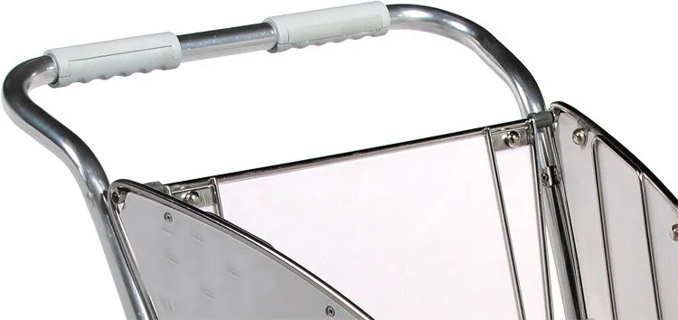 Supplier Customized Duty Free Shop Shopping Trolley Airport Advertising Promotional Car High Speed Rail Station Metal Trolley