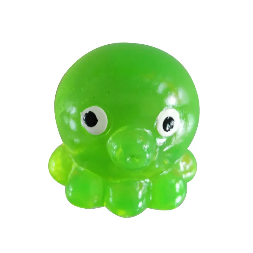 hot sale Small TPR ocean animal  Soft sticky lovely  baby octopus  toy