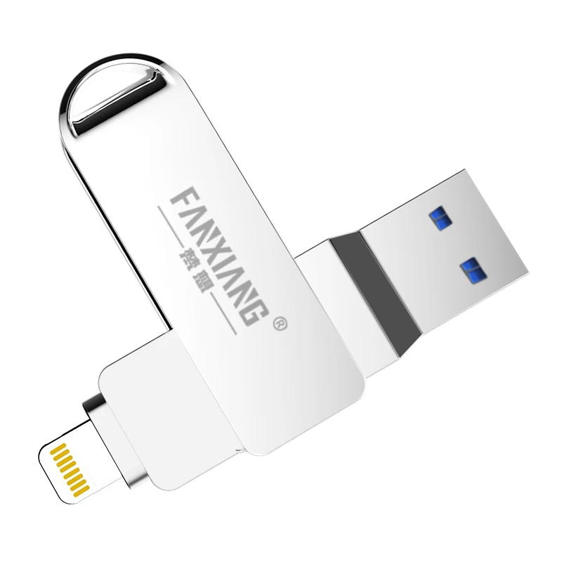 High Quality USB 3.0 drive 32GB 64GB 128GB 256GB Memoria OTG Flash Drive for iphone Lightning IOS