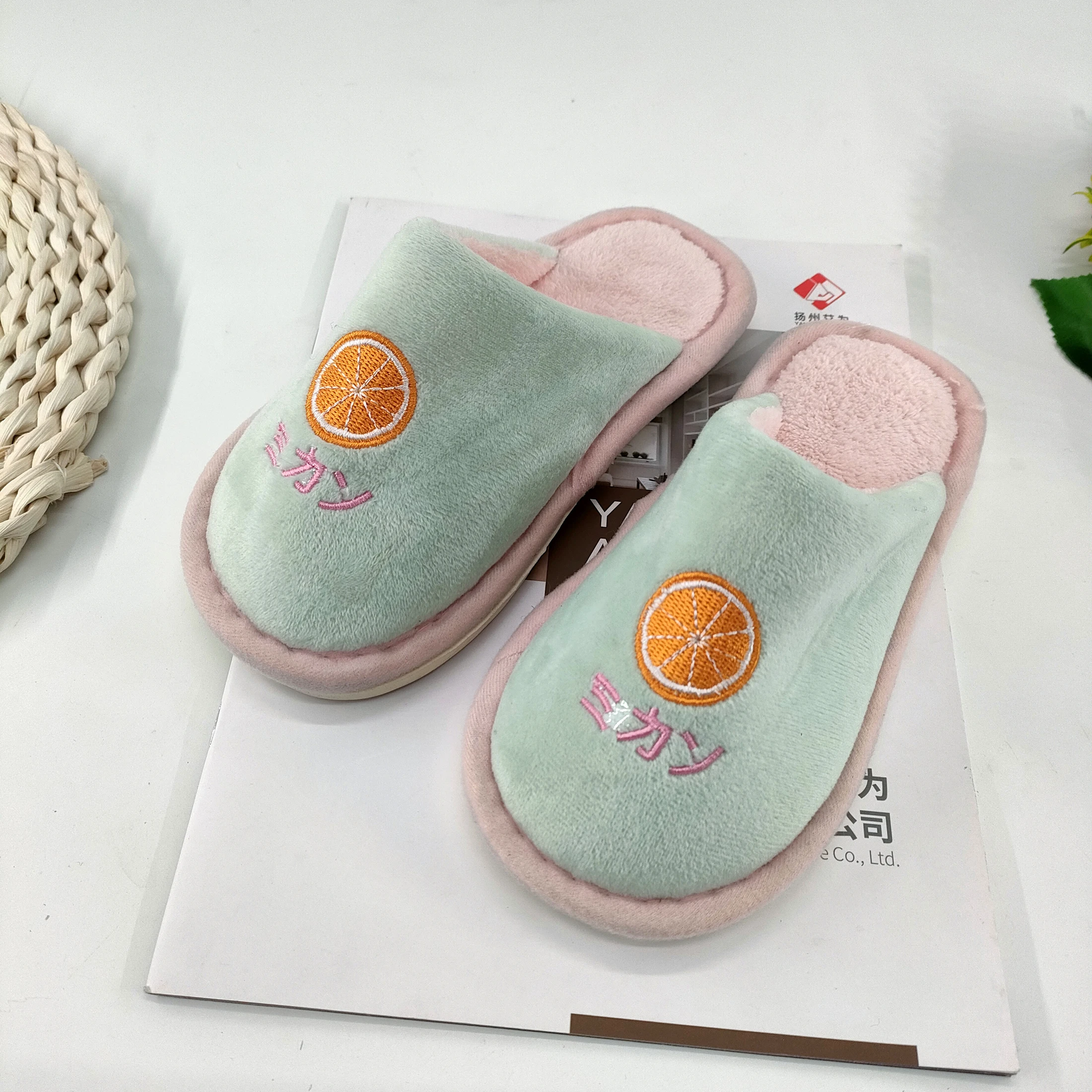 2022 All New Arrivals Japanese Style Cartoon Fashion Non-Slip Indoor Floor Household Winter Home Kids Slippers For Unisex