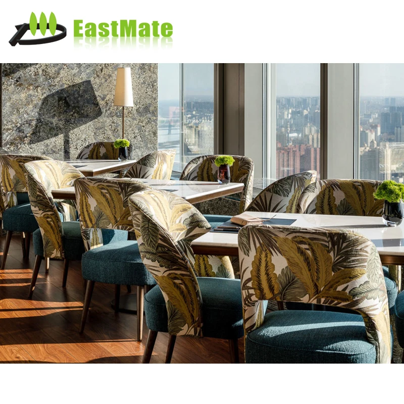 Hotel Restaurant Furniture Supplies Wooden Chair Dining Tables Restaurant Set Modern Dining Room Coffee Shop Dinning Restaurant