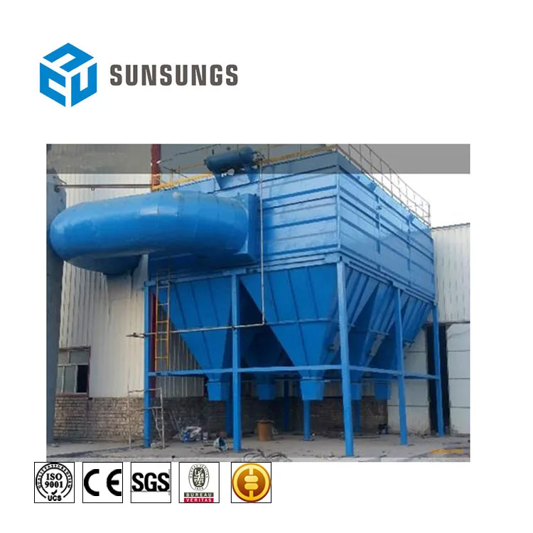 
Low pressure industrial dust collector/dust extractor/dust suppression system for Cement Plant 