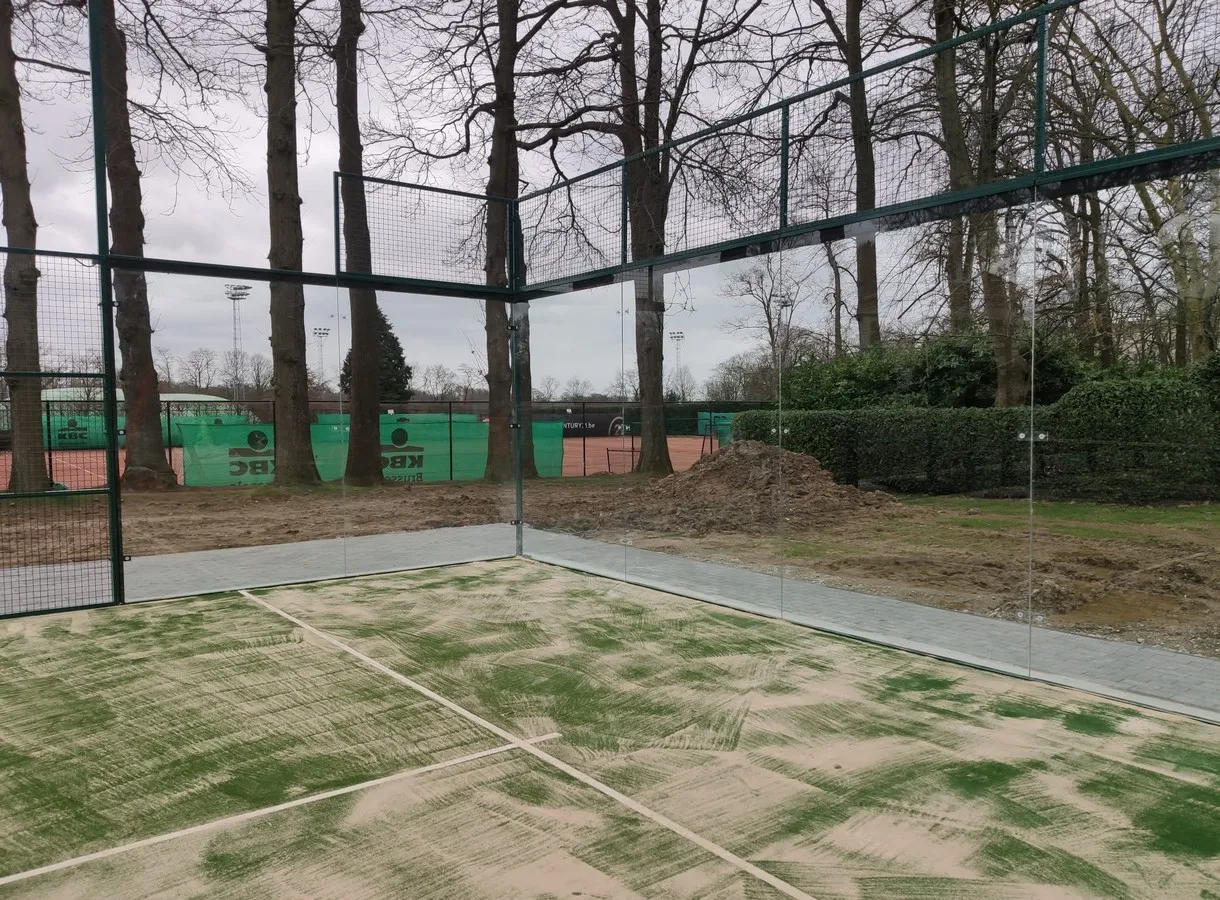 2022 Custom New Design Hot Sale Panoramic Canchas De Padel Tennis Court