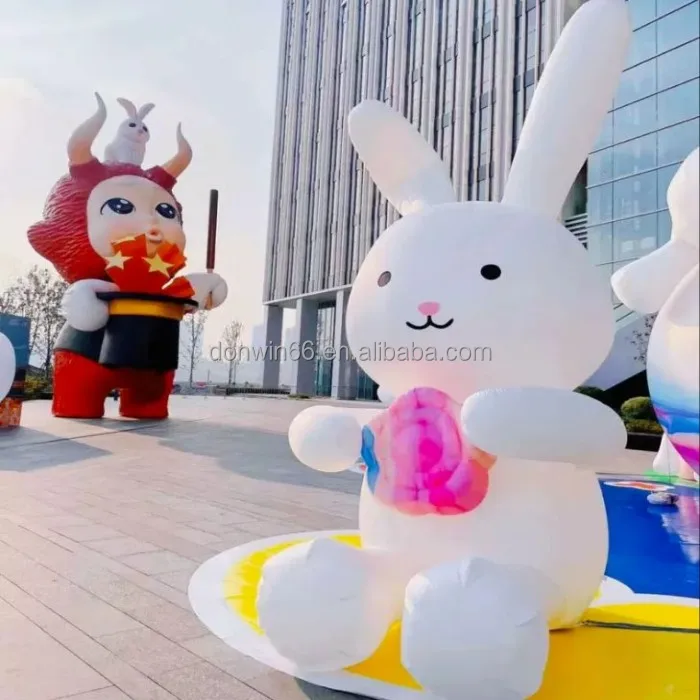 Outdoor Display Cartoon Characters Advertisement Show Commercial Lovely Custom Interactive Inflatables Figures