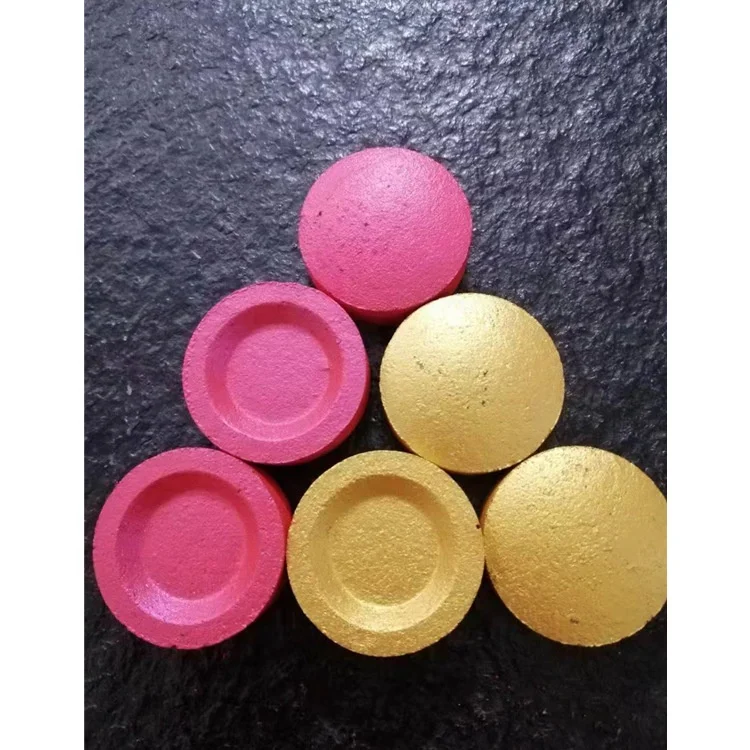 OEM Manufacturer Wholesale Best Round Tablets Colorful Fruit Wood Round Hookah Charcoal