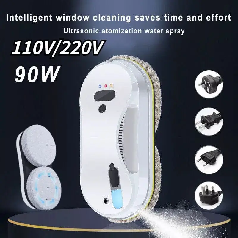 Home Automatic Robot Remote Control Smart Window Cleaner Cleaning Water Spray