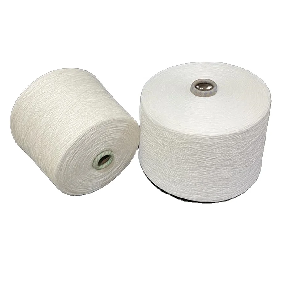 Fast Delivery cotton /polyester Blended Knitting Yarn Grey Cotton Yarn Crochet Thread