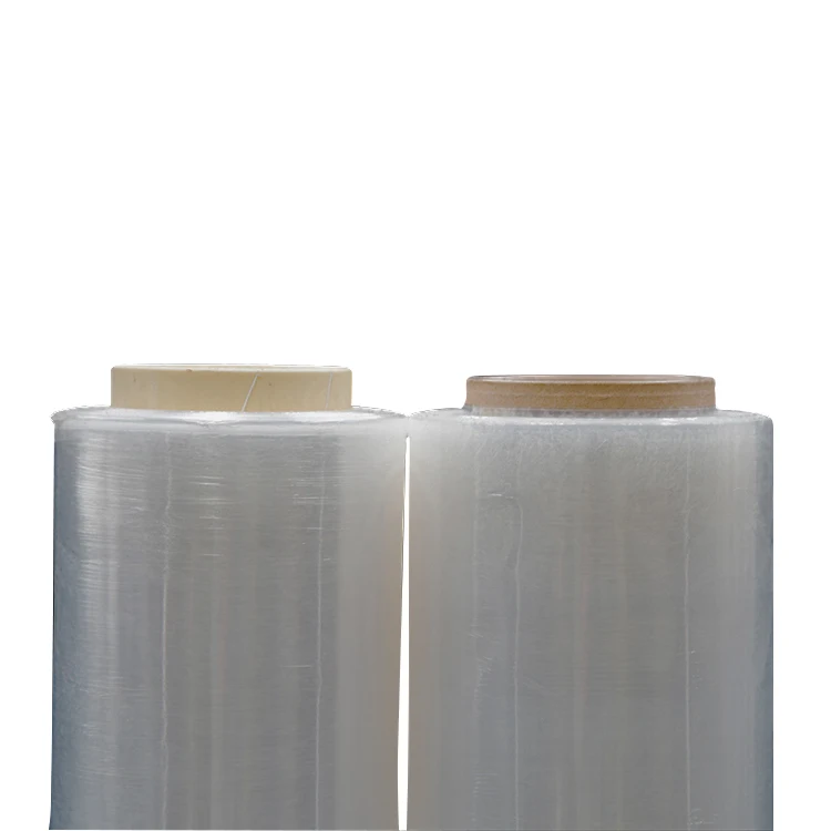 
Factory Price Transparent Manual Stretch Wrapper LLDPE Plastic Roll Film for packaging 