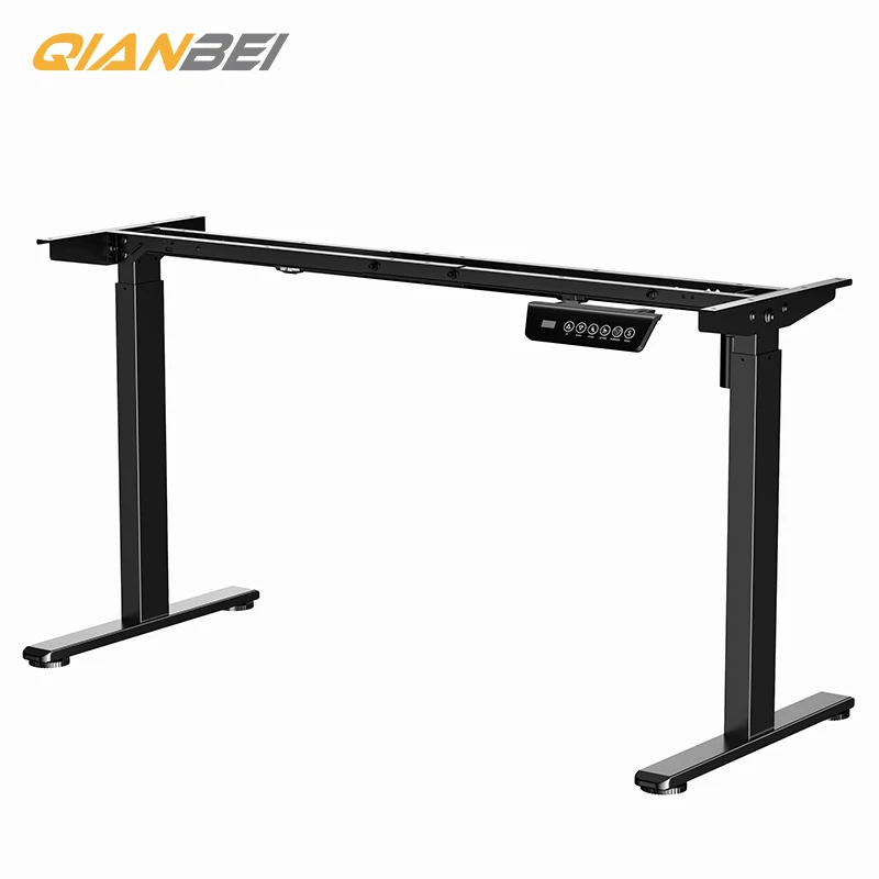 2024 QB Intelligent Electric Height Adjustable Metal Desk Frame Modern Design Sit Stand Office Desk
