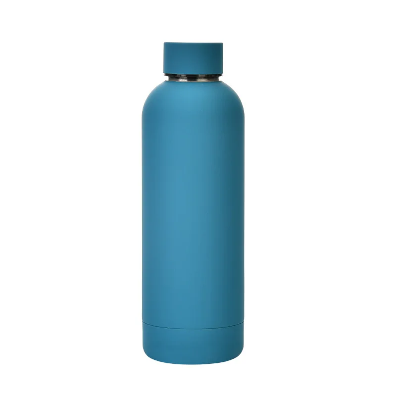 GV036 Colorful Painting Matte Finished Stainless Steel Double Walled Drinking Portable Water Bottle