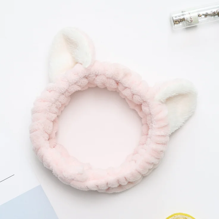
Christmas gift Hair bow Stereo Cat Washing Face Hairband Makeup Headband Female Applying 