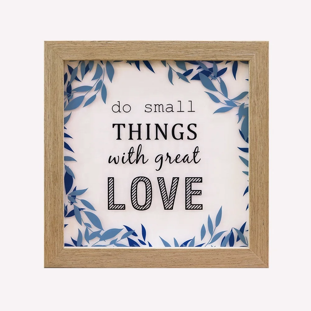 
Sunbow Plastic Framed Art Beautiful Silkscreen Print on Glass Wall Hanging Poster for Home Decoration 