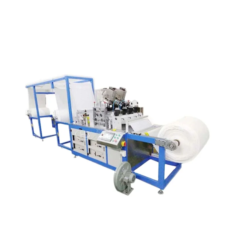 Automatic ultrasonic hot air non-woven fabric compound embossing machine