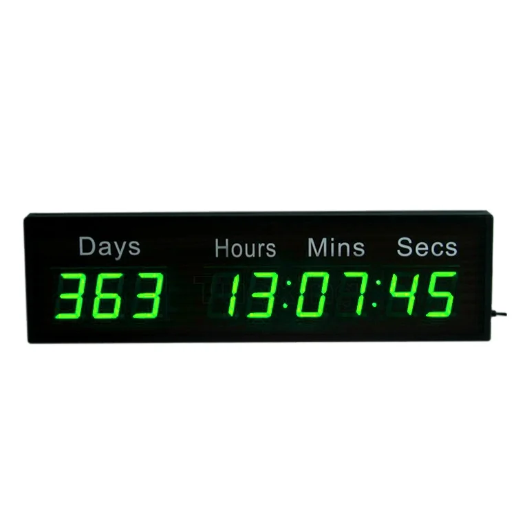 9 digit 2.3 inch digital countdown timer days hours minutes seconds countdown timer