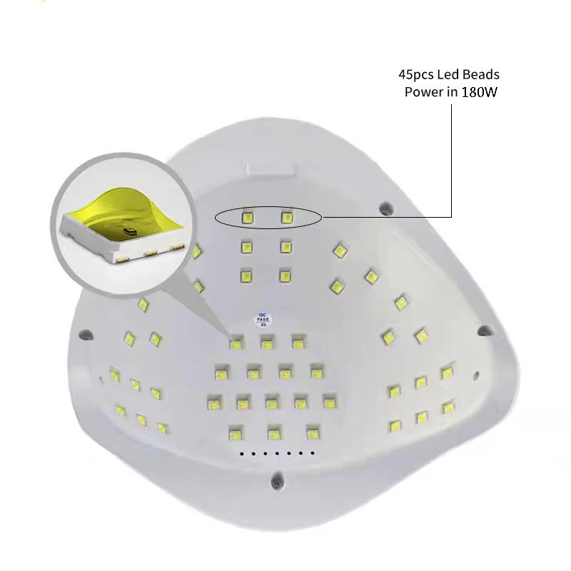 2023 New SUN X6 Max UV LED Nail Lamp Quick dry Non-black Hand Nail Lamp Nail salon with mobile stand