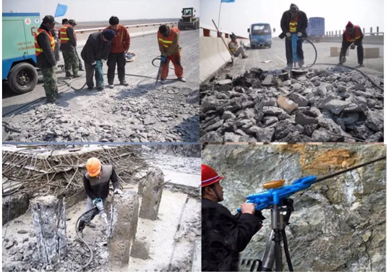 High Quality Mini Rock Drilling Machine HY18 Pneumatic Jack Hammer for Blasthole