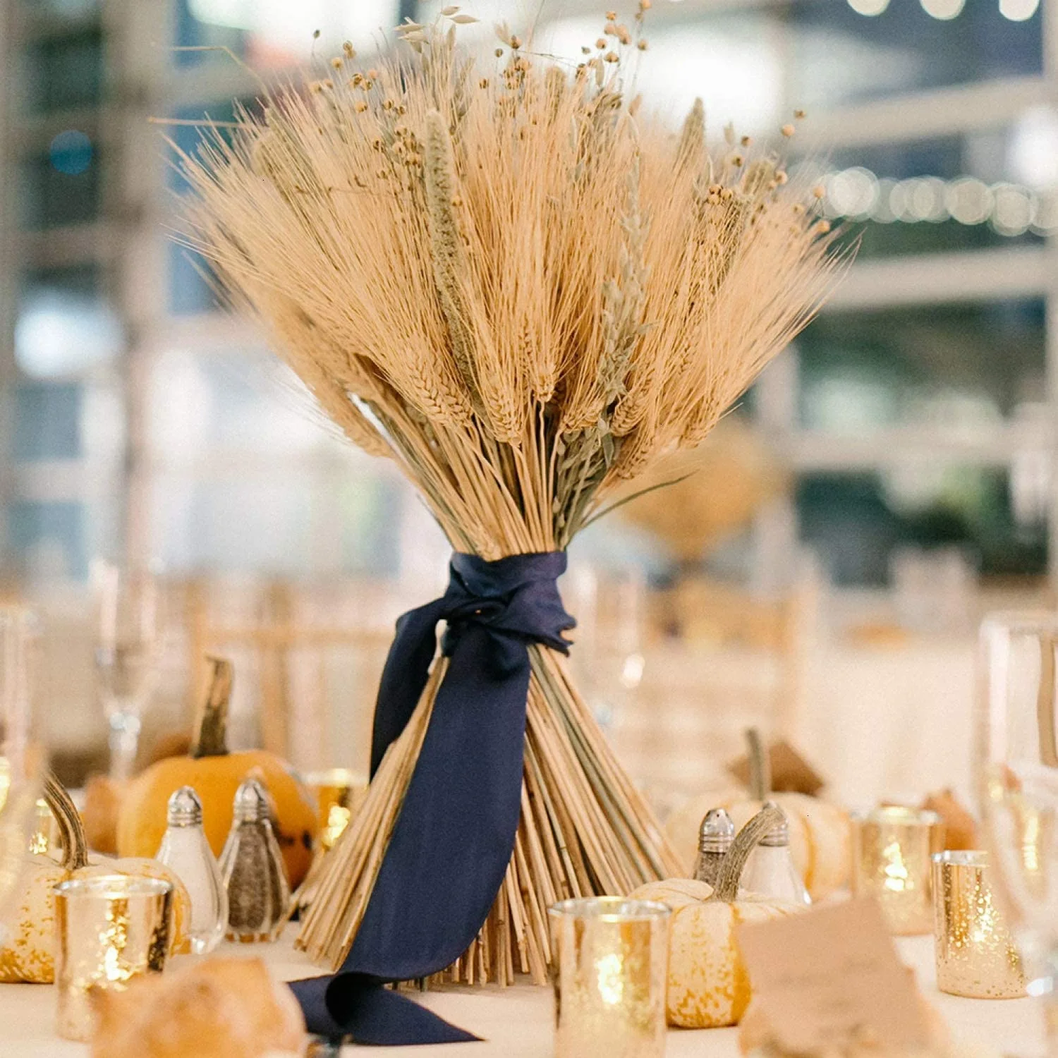 Wedding Centerpieces Decorative Natural Dry Wheat Bunches Grass Stalks Decor Sheaves Dried Wheat Flowers