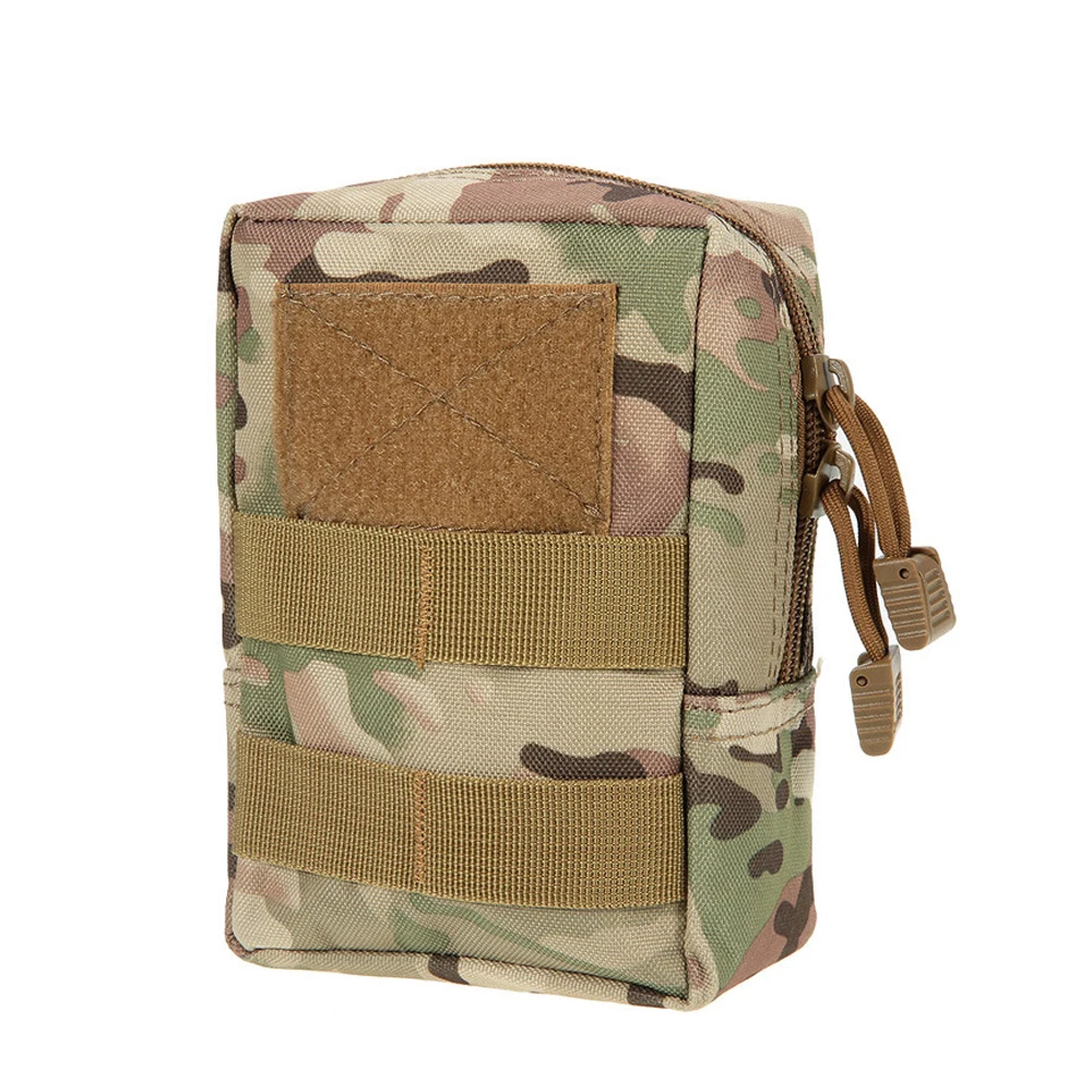 600D Nylon Multicam Tactical Molle Pouch Compact Water Resistant EDC Pouch for Backpack Vest Duty Belt