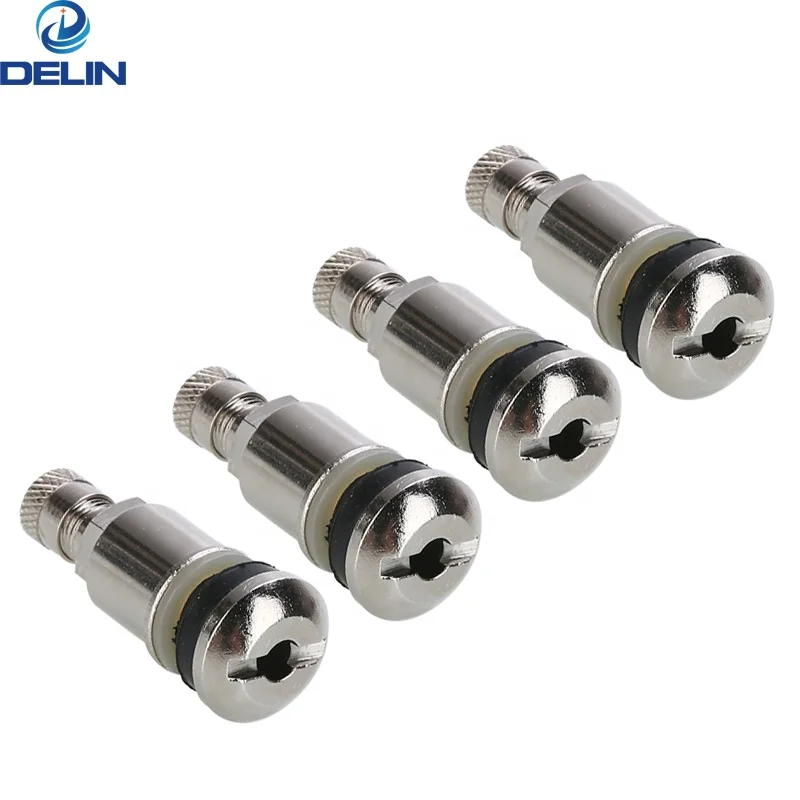 Car Metal Clamp-in Tubeless Tyre Tire valve stem Wheel Schrader Valves