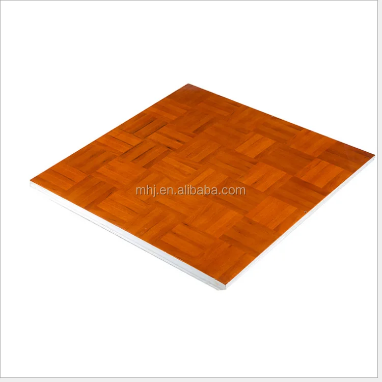 customized high gloss and matte parquetry dance floor wooden portable dance floor events floor