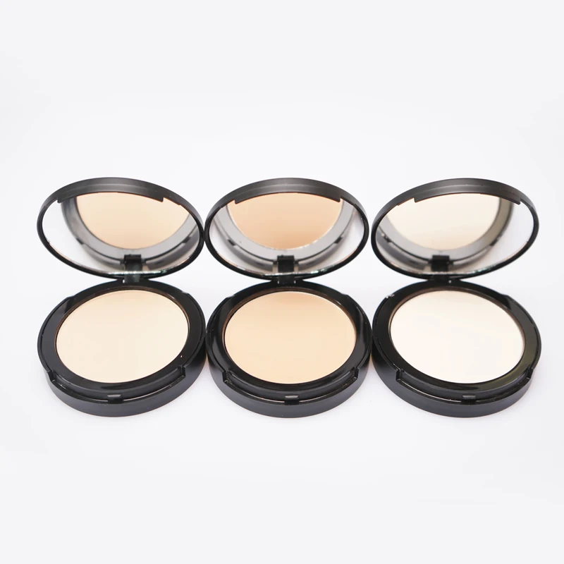 High Quality Private Label Long Wearing Oil Free Matte Pressed Powder Makeup Full Coverage Compact Powder
