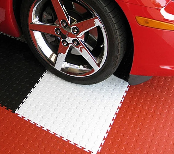 hard pvc interlock floor tiles for garage and storage