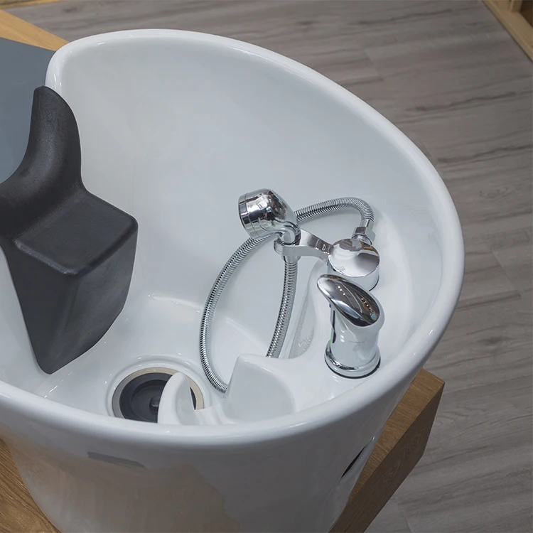 hair salon furniture set shampoo bed shampoo bowl backwash unit