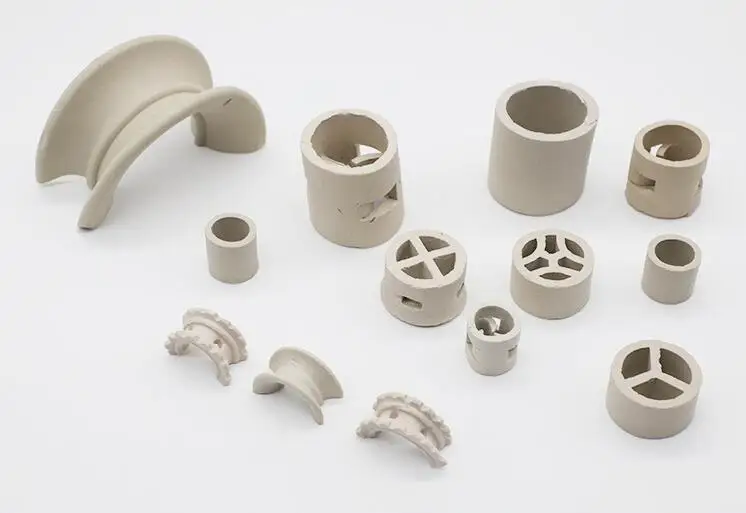 Ceramic Rasching Ring chemical random packing for ceramic scrubber packing
