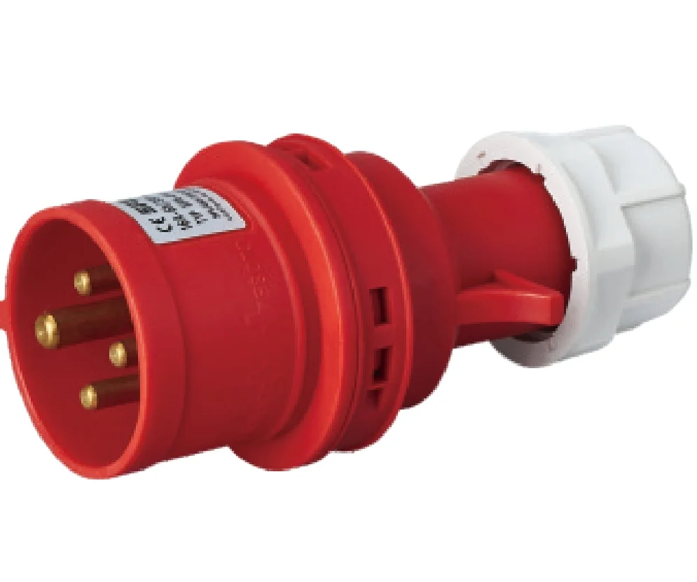SFN-014 SFN-024 Hot selling male plastic plug,waterproof plugs,industrial plug and socket 4pin IP44 16A swiss plug 16a
