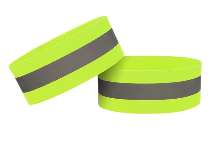 high visibility reflective Arm Band/factory wholesale Night Walking AND Cycling reflective safety arm strap band