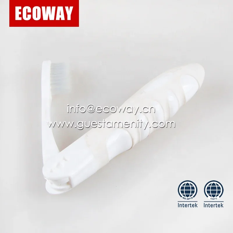 plastic travel folding tooth brush yangzhou airline foldable toothbrush