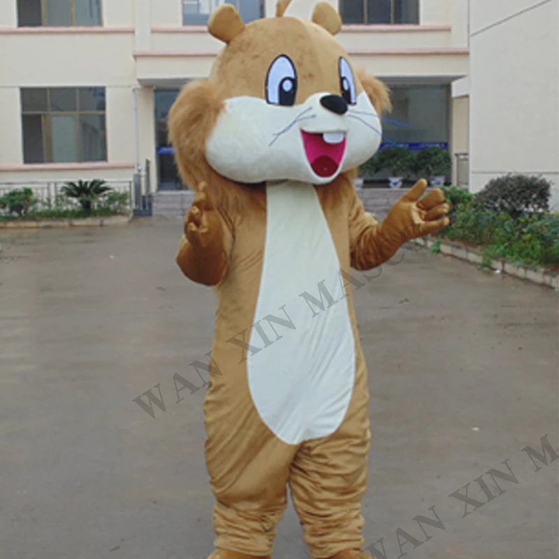 Alvin and Chipmunk Squirrel mascots adult costumes costume mascot plush mascot costume