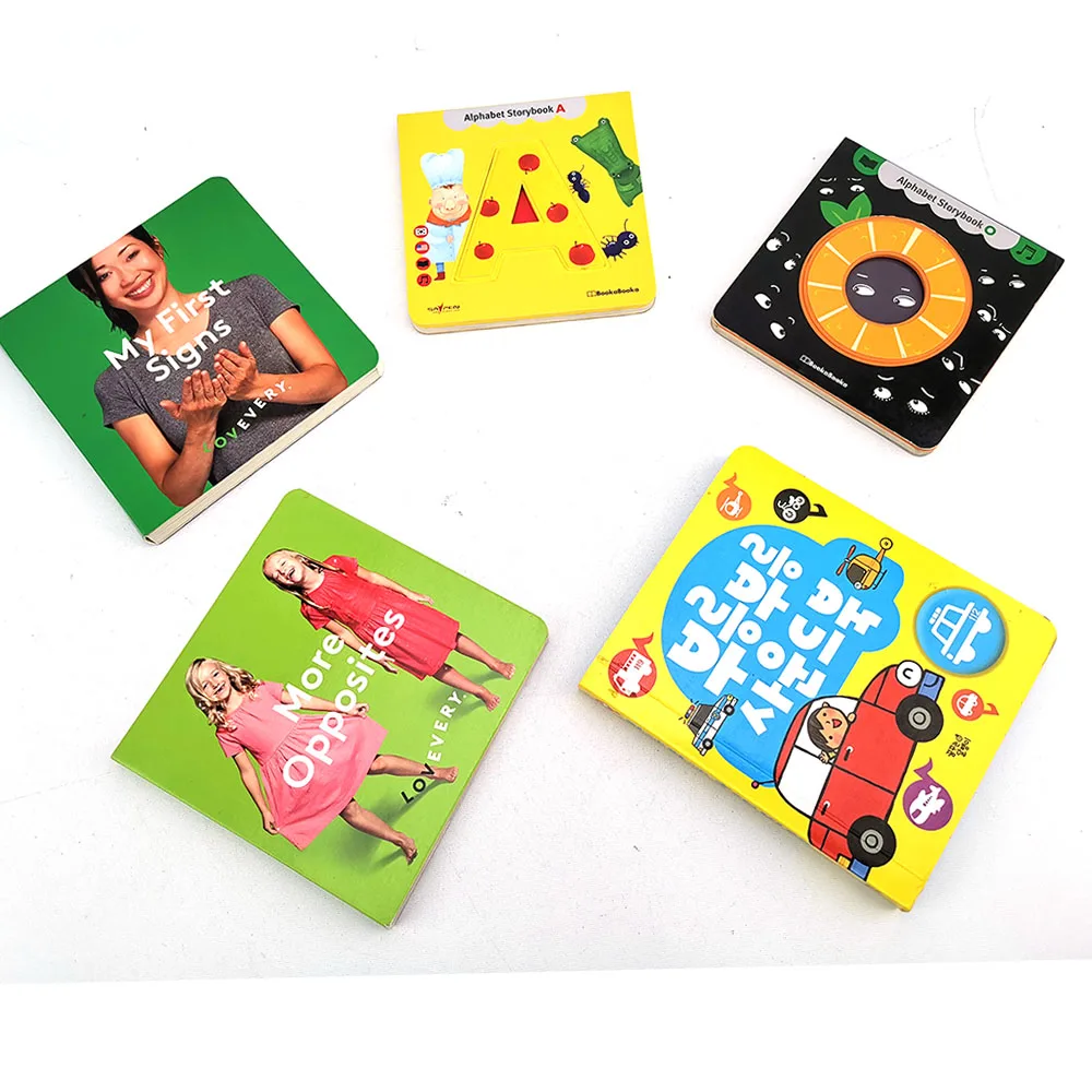 Customized children boardbook printing, cheap english story book board