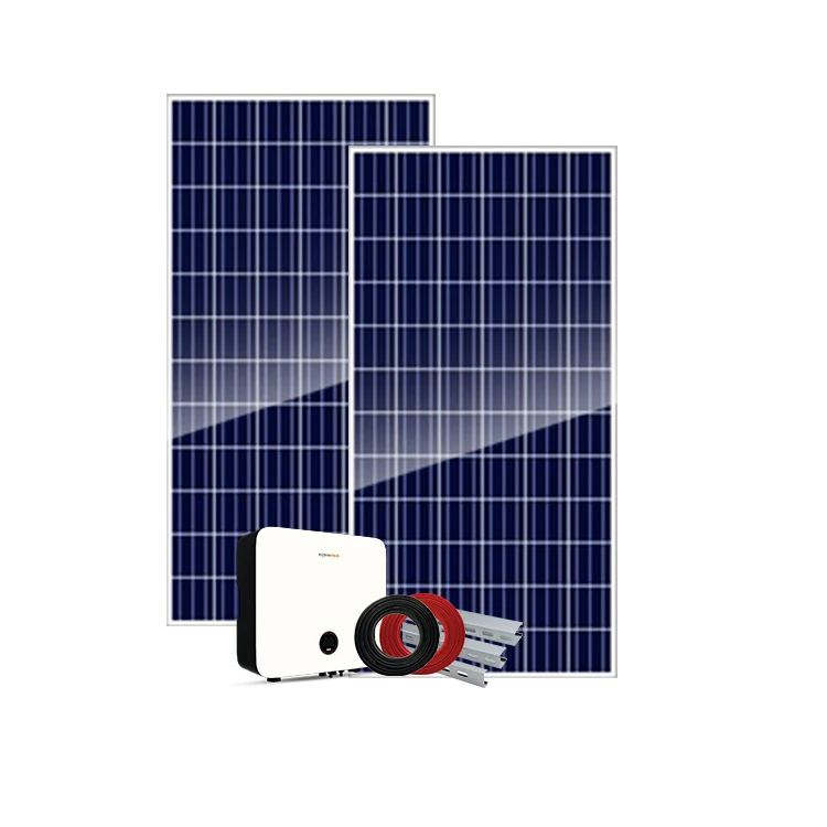 
6.5KW Monocrystalline Silicon Mppt Roof Solar Home Panels System On Grid Kit  (1600232750229)