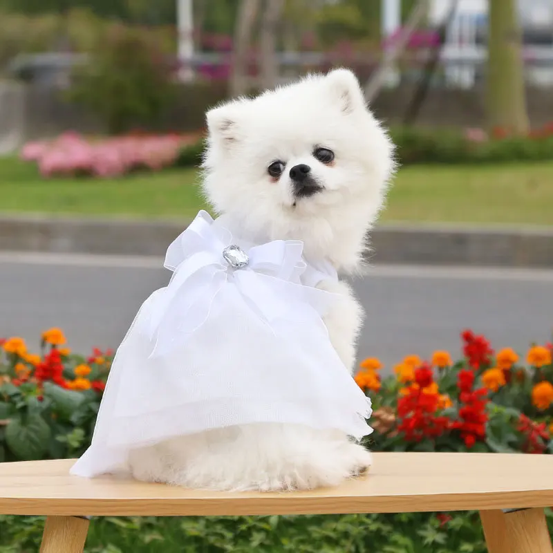 Princess Style Gentleman Dog Clothes Suit Dog Wedding Dress and dog Tuxedo Party Pet Clothing Outfit
