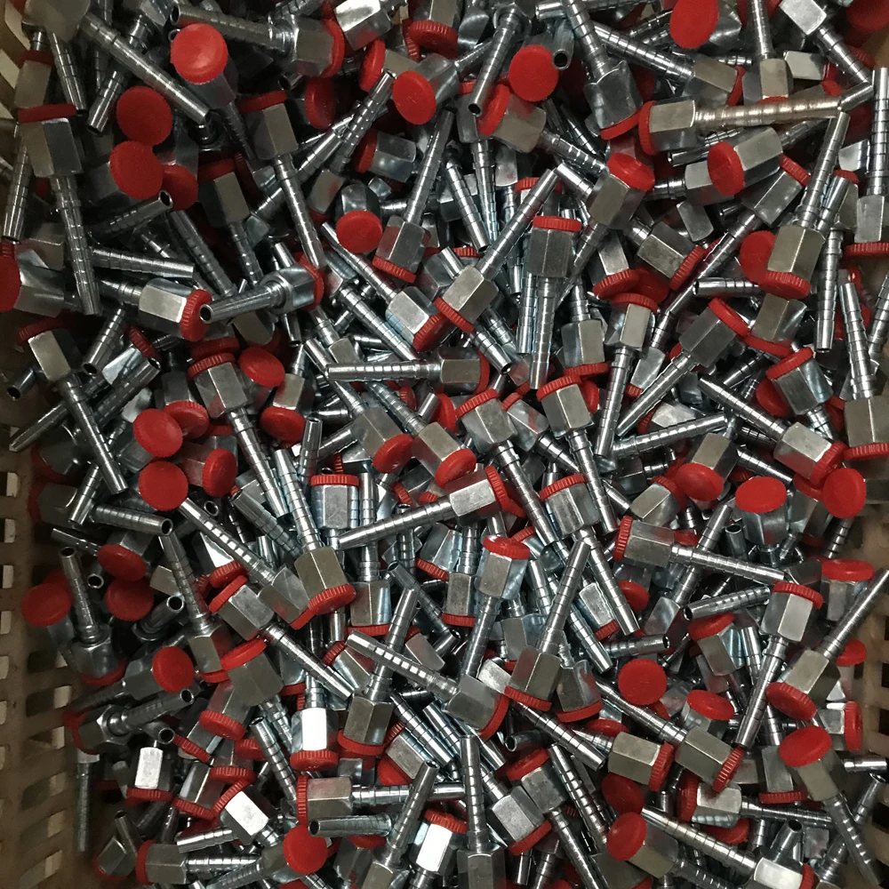 zinc plated hydraulic fitting one piece fittings for hydraulic hoses