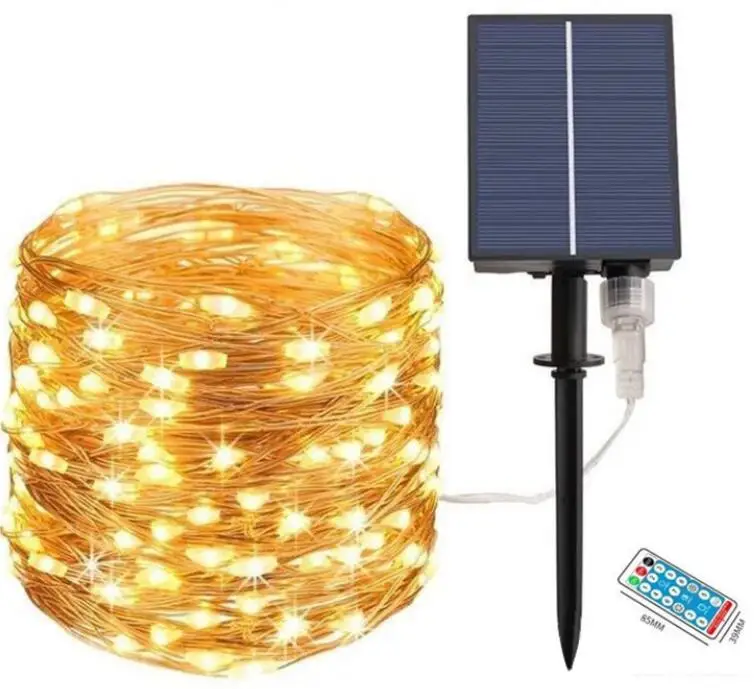 USB Rechargeable 18 Foot Solar Operated Bistro String Light With G40 Globe Patio String Lights with Clear Filament Bulbs