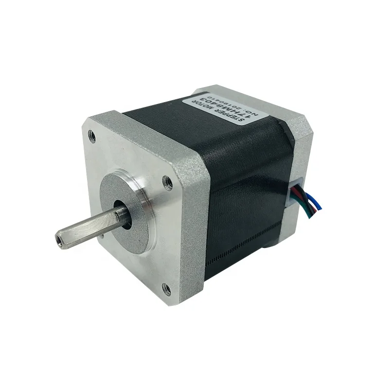 NEMA 17 Stepper Motor with Dual Shaft and Cable 42mm Diameter 2 phase 1.8 degree 48mm length